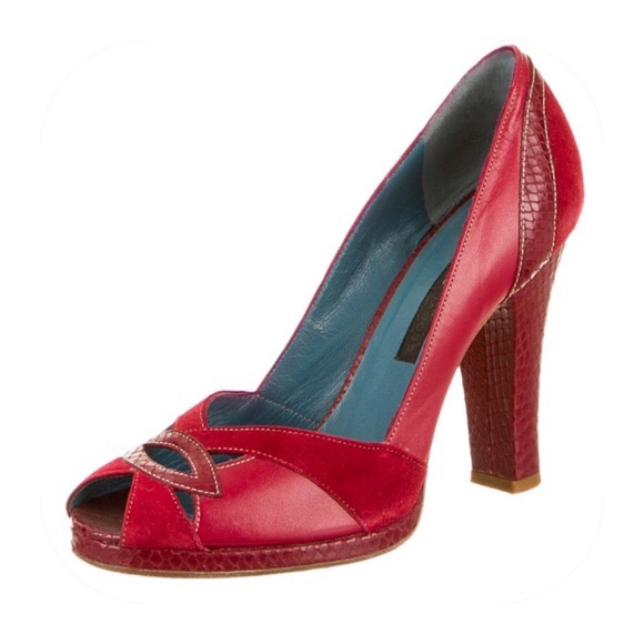 Fabulous Retro Marc Jacobs Peep Toe Heels - Picture 6 of 8